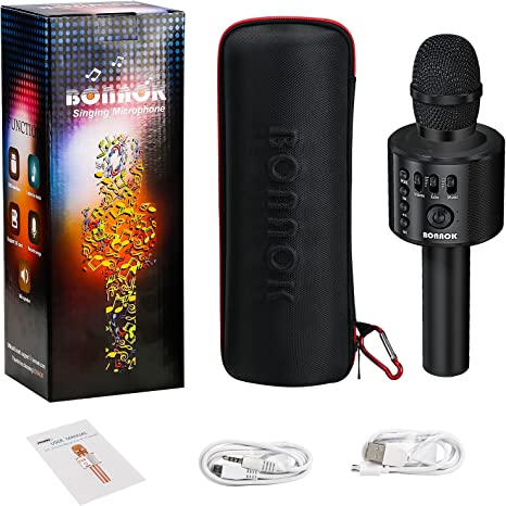 BONAOK Bluetooth Karaoke Mikrophon