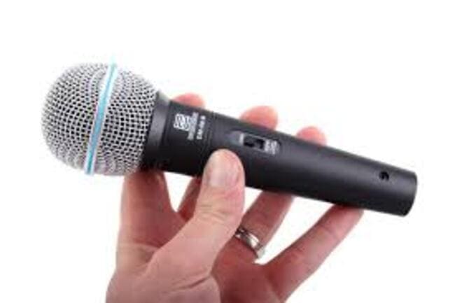 1x Aufblasbares Mikrofon Mikrofone Mikro Mikrophon Microphone Air Luft Micro 