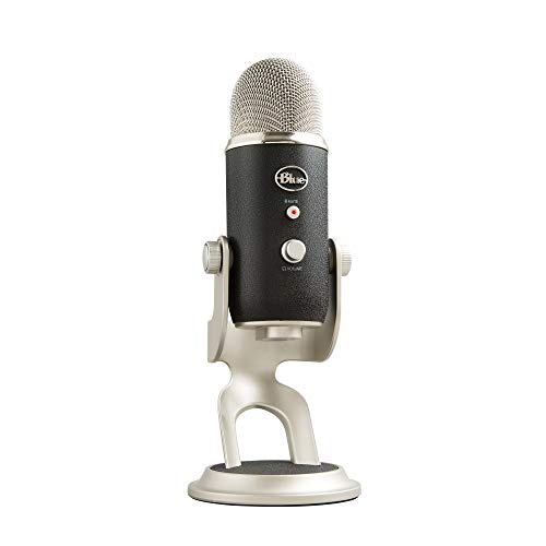 Blue Microphones Yeti Pro Professionelles USB und XLR Mikrofon, Schwarz/Silber