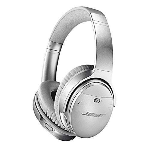 Bose QuietComfort 35 (Serie II) kabellose Kopfhörer, Noise Cancelling, mit Alexa-Sprachsteuerung, Silber