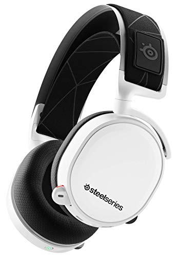 SteelSeries Arctis 7 (Gaming Headset, verlustfreies und drahtloses, DTS Headphone:X v2.0 Surround für PC und PlayStation 4) weiß